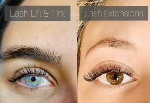 Lash Lift and Lash Extensions