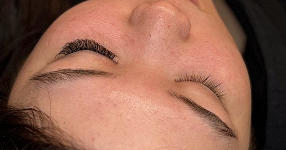 Brushed-up laminated brow look at Beauty Time, Ottawa